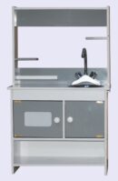 Grey & White Toy Kitchen