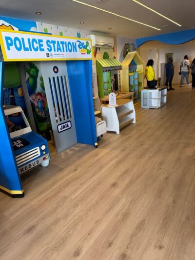 Wooden Police Play Corner