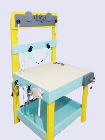 kids wooden cutting stand