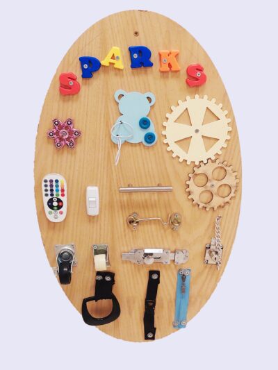 Oval sensory board