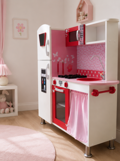 Red kids kitchen