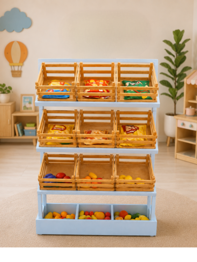 Pretend Play Market Stand