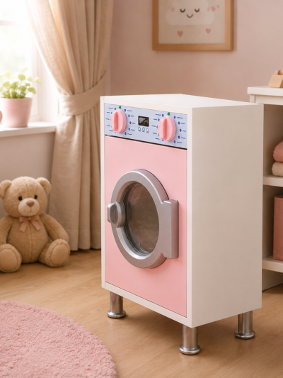 Pink Wooden Washer