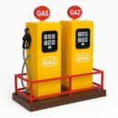 yellow gaz pump