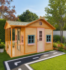 Kids' Wooden Playhouse
