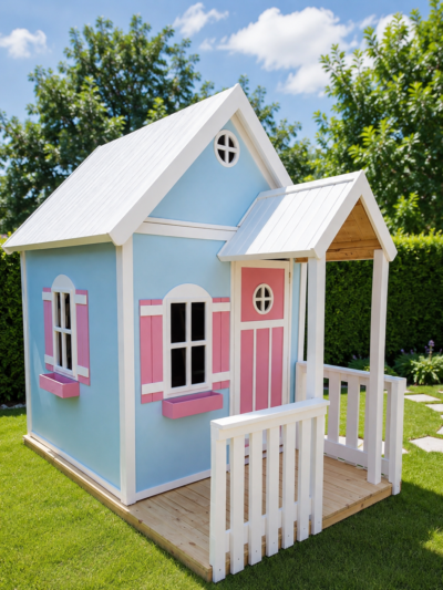 Sky Blue Cottage Playhouse