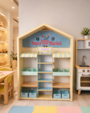 Wooden Market Stand