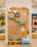 Ball run wall board