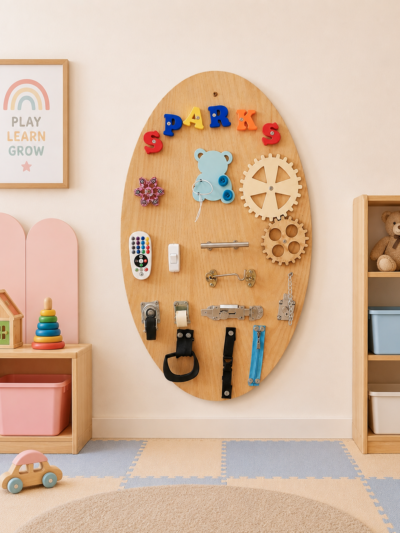 Oval sensory board