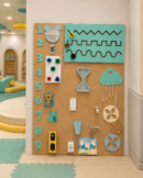 square sensory board