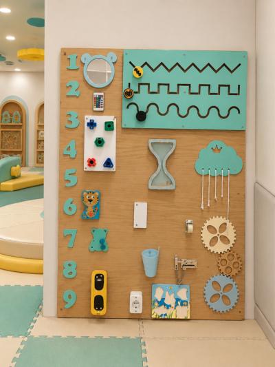 square sensory board