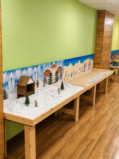 Snowy Town Play Display