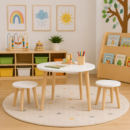 white table