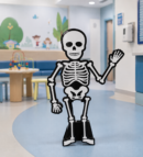 skeleton stand
