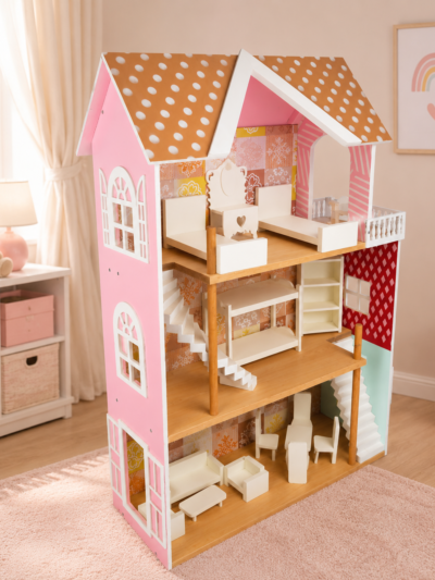 brown doll-house