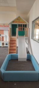 Elevated Playhouse with Slide