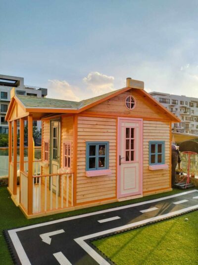 Kids' Wooden Playhouse