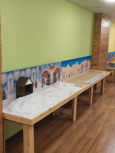 Snowy Town Play Display