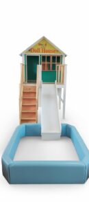 Elevated Playhouse with Slide