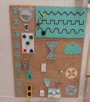 square sensory board