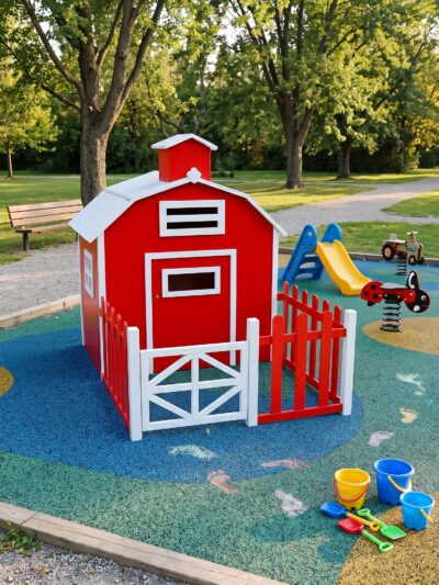 Mini Farmhouse Playhouse