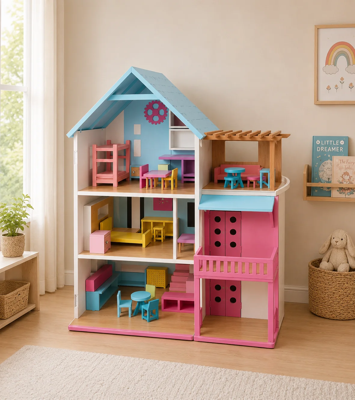Cozy Living Dollhouse - Image 5