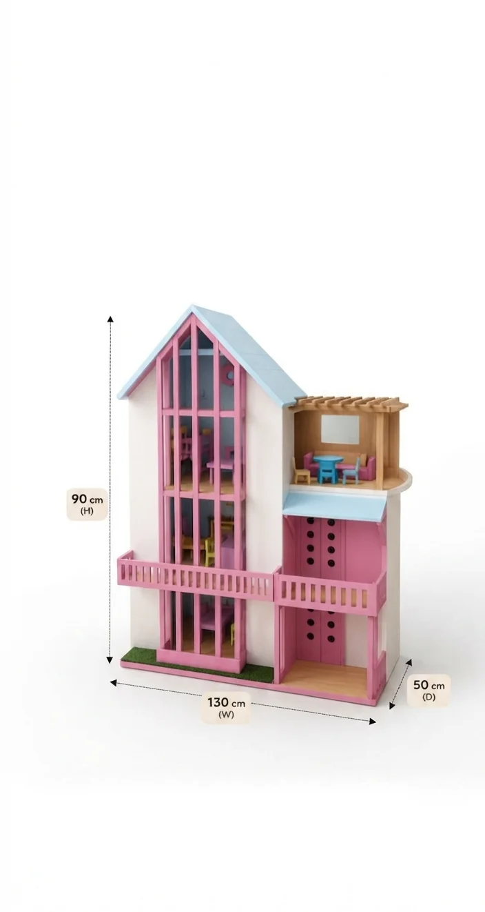 Cozy Living Dollhouse - Image 6