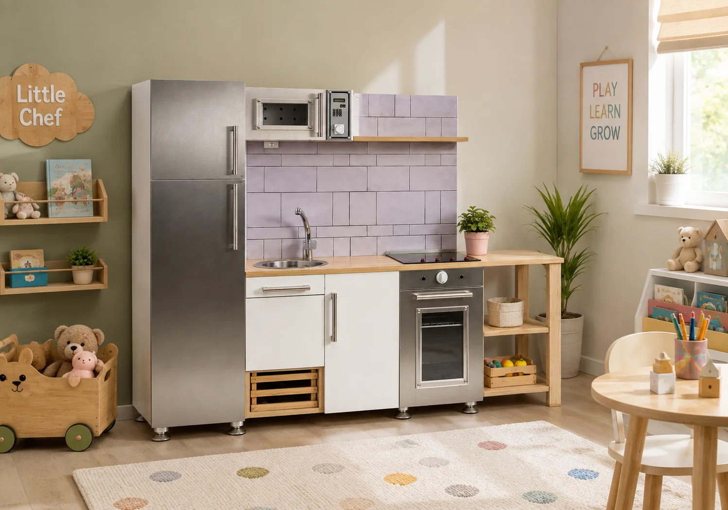 ultra modern kids kitchen
