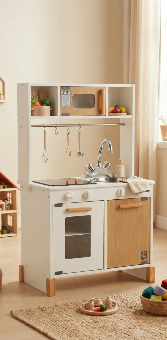 wooden kids kitchen - Image 5