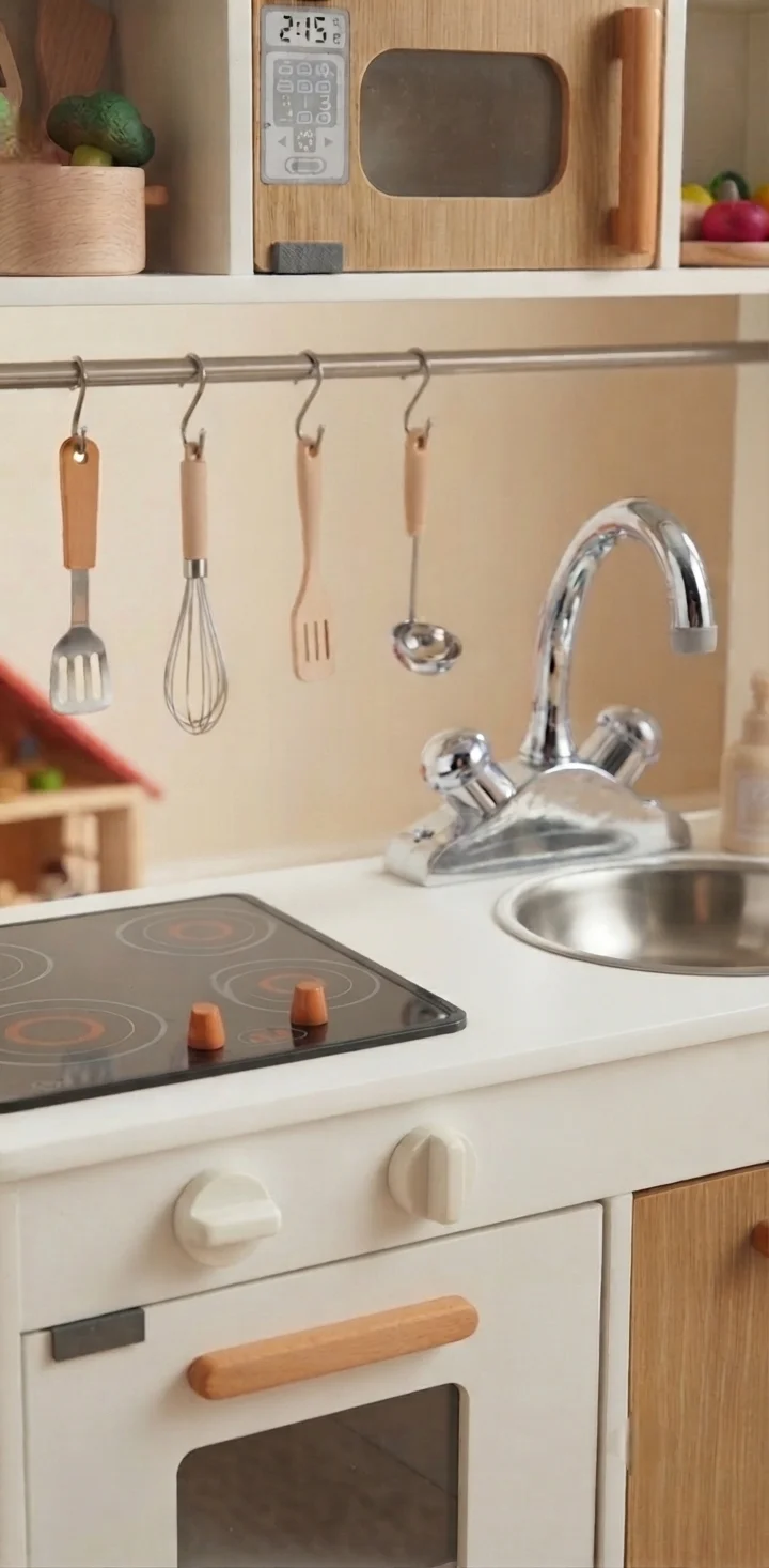 wooden kids kitchen - Image 6