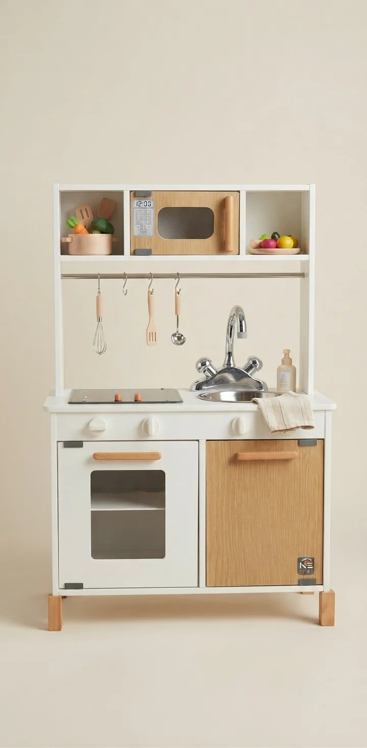 wooden kids kitchen - Image 4