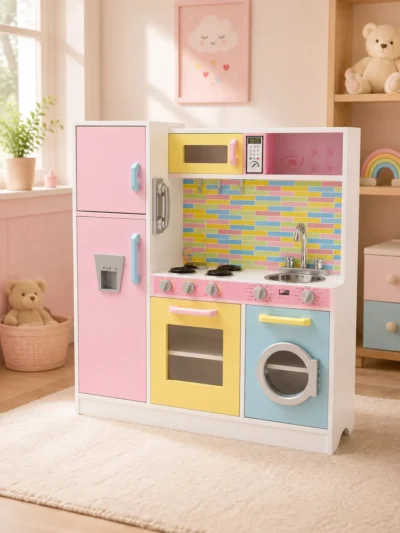 colorful kitchen