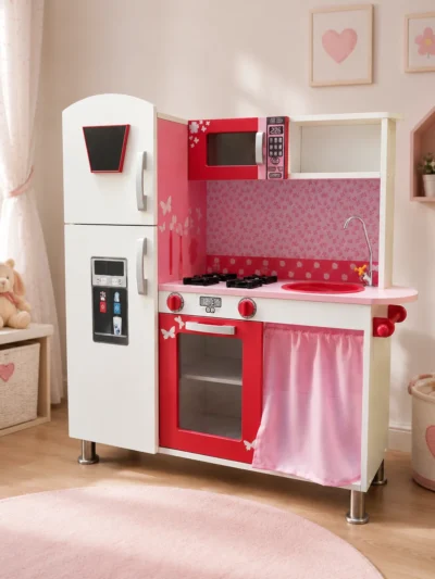 Red kids kitchen