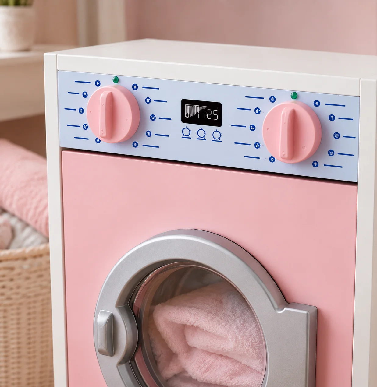 Pink Wooden Washer - Image 2
