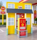 Gas Station with Decorative Partition