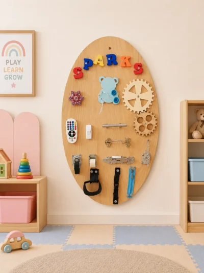 Oval sensory board