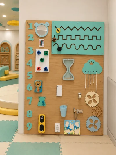 square sensory board