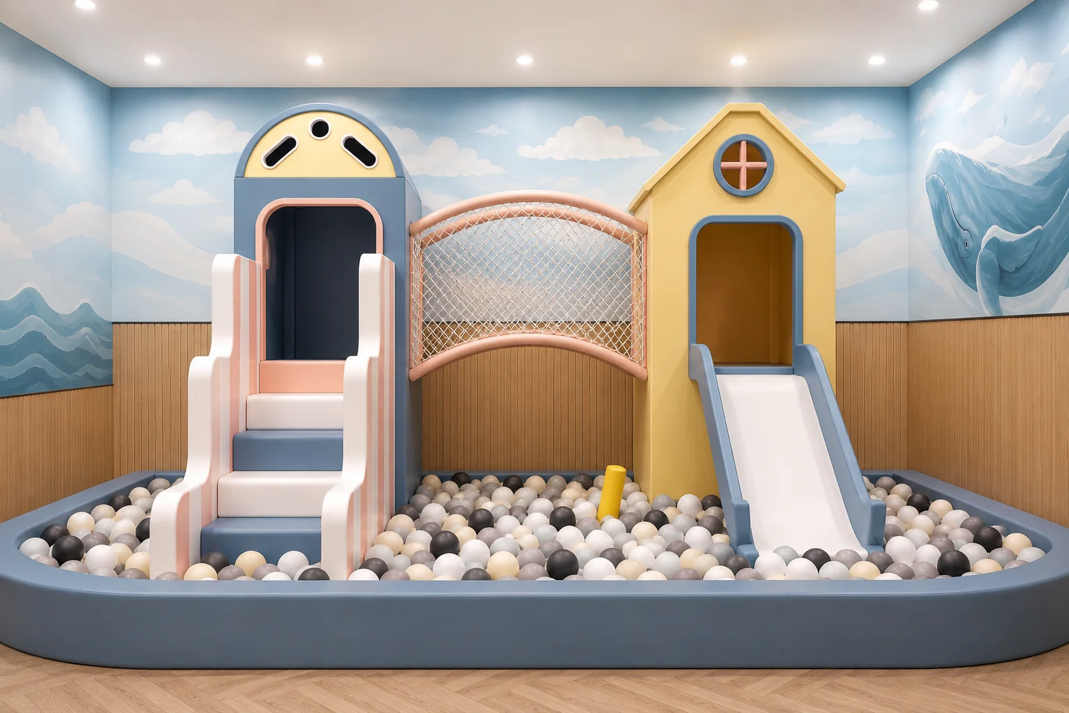 Ocean-Themed Indoor Playground