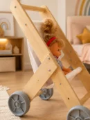 Wooden Doll Stroller