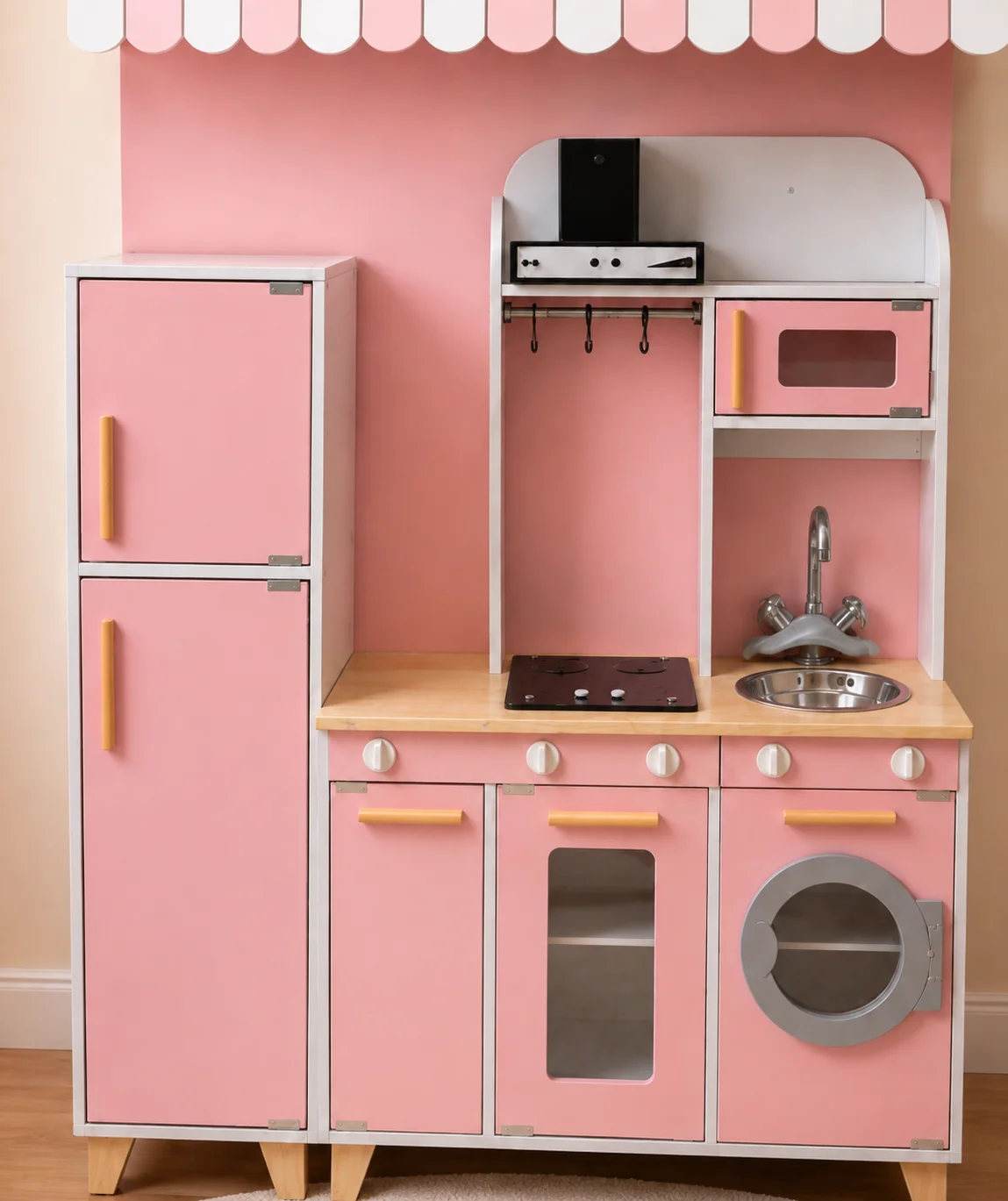 Pink Pretend Kitchen Set - Image 2