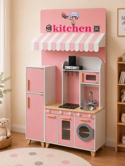 Pink Pretend Kitchen Set