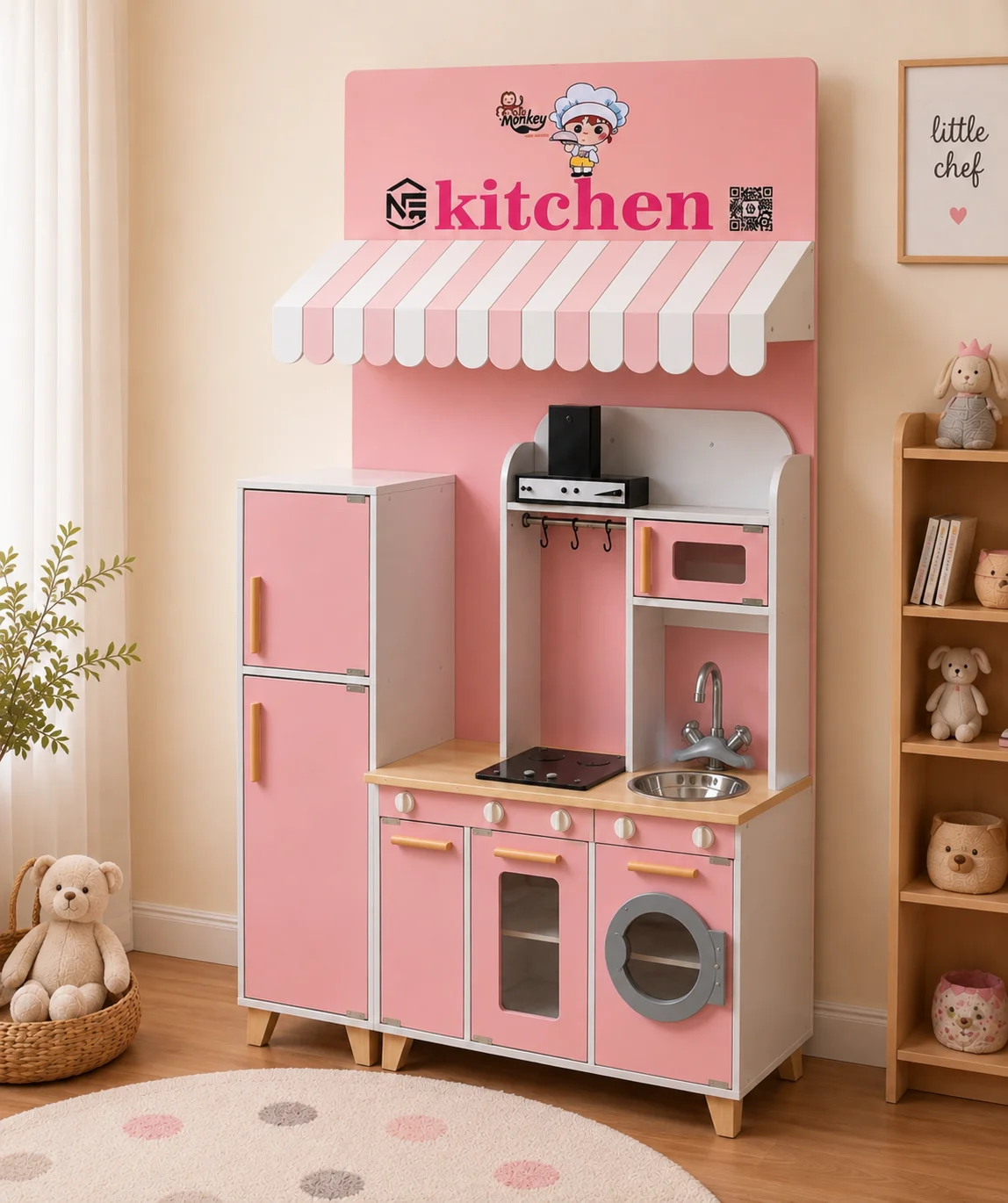 Pink Pretend Kitchen Set