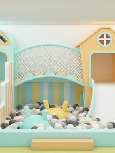 منطقة لعب آمن للأطفال